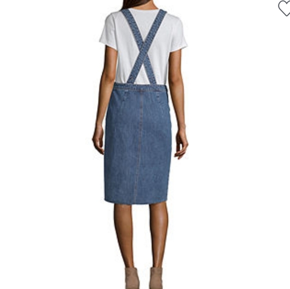 VANILLA STAR DENIM OVERALLS SKIRT SIZE 5 - Picture 2 of 8